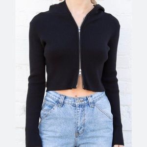 Brandy Melville Arden Hoodie Cropped